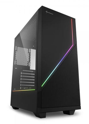 SHARKOON CASE RGB FLOW, ATX, 7 SLOTS EXPANSION, 2 USB 3.0, 1 USB 2.0DRIVE BAY DA 2,5"/3,5" [RGB FLOW]