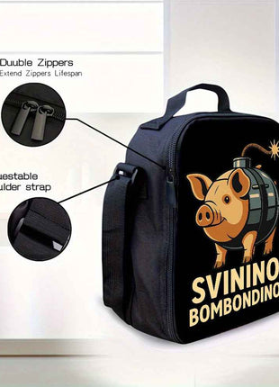 Set di 3 pezzi di Tralalero Tralala&Italian Brainrot, zaino a fumetti di grande capacità, 1*borsa per il pranzo, 1*penne, perfetto per regali di vacanza o compleanno, per la quotidiana andata al lavoro