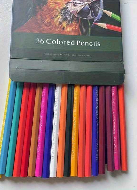 Kit di matite ad alta qualità con anima morbida a base d'olio, 36/48 pezzi - vivaci e multifunzionali, adatte per artisti, schizzi e illustrazioni, libri illustrati, ombreggiature miste, adulti