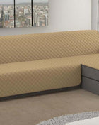 Irge Adatto Copridivano Con Penisola 2 Posti Cm 200 3 Posti Cm 250 4 Posti Cm 300 Unito Trapuntato Colori Assortiti