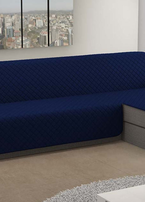 Irge Adatto Copridivano Con Penisola 2 Posti Cm 200 3 Posti Cm 250 4 Posti Cm 300 Unito Trapuntato Colori Assortiti