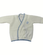 Nazareno Gabrielli - Scaldacuore Neonato Ricamato In Misto Lana  Art. Ng750-13