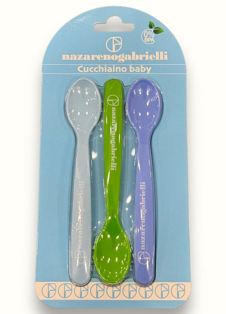 Nazareno Gabrielli - Set 3 Cucchiai Baby Colori Mascio E Femmina