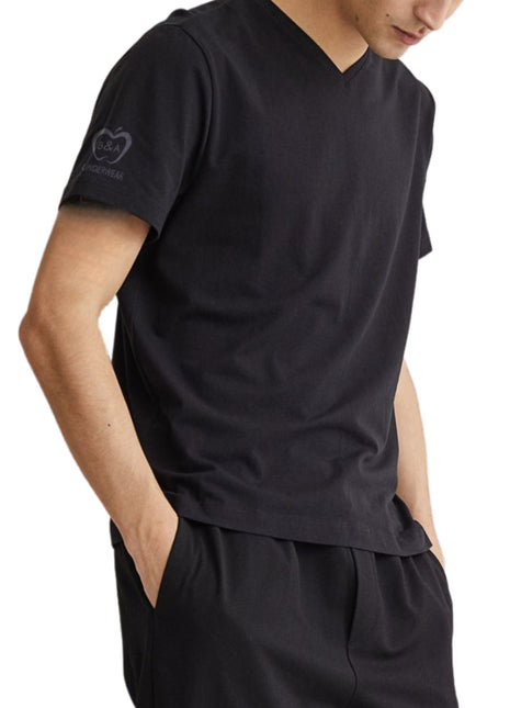 Baci E Abbracci - Maglia Intima In Cotone Scollo V Art. Bats002