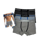 Aris - Boxer Uomo In Cotone Elasticizzato Pacco Da 3 Art. Aru155