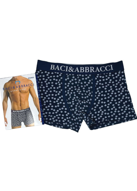 Baci E Abbracci - Boxer Uomo In Cotone Elasticizzato Bau402