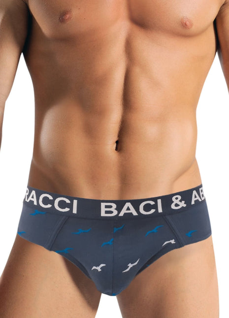 Baci E Abbracci - Slip Uomo In Cotone Elasticizzato Bau429