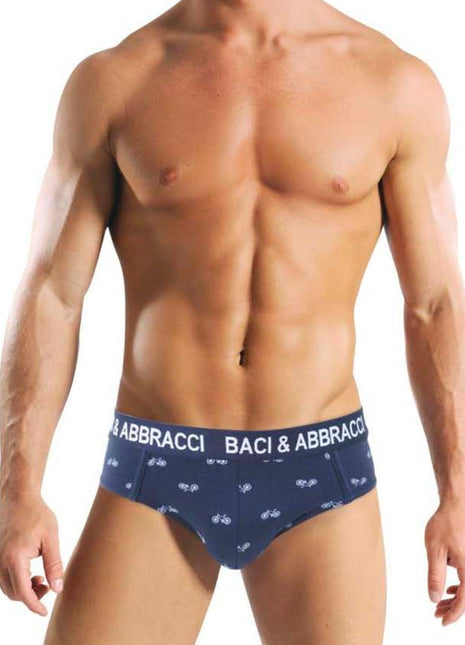 Baci E Abbracci - Slip Uomo In Cotone Elasticizzato Art. Bau449