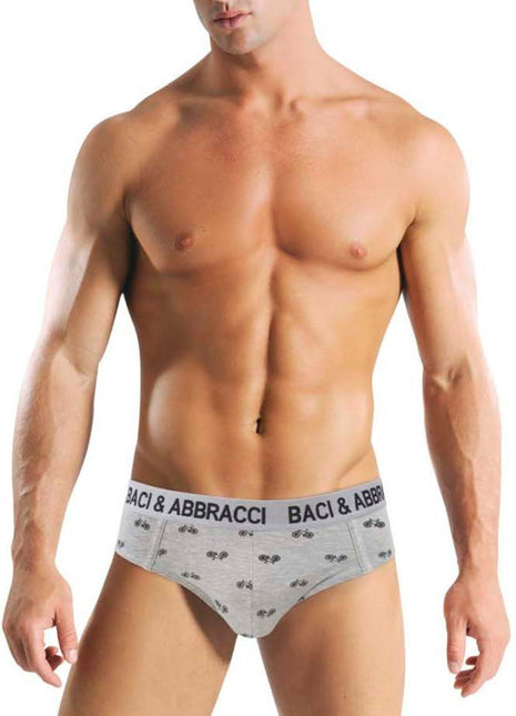 Baci E Abbracci - Slip Uomo In Cotone Elasticizzato Art. Bau449