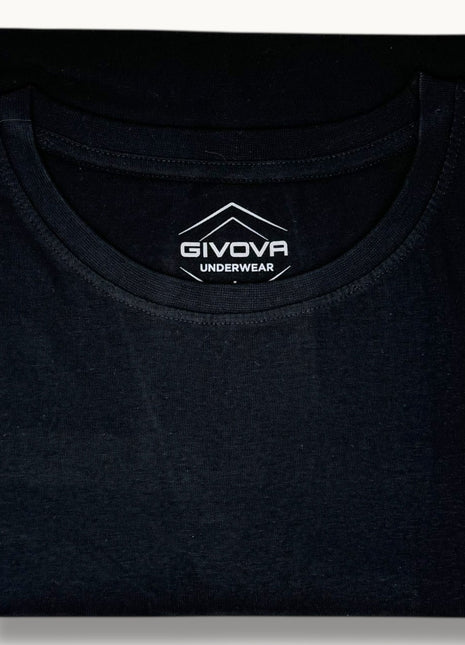 Givova Homewear Maglia Uomo Giro Collo Mezza Manica In Jersey 100% Cotone Art. Gt1200w