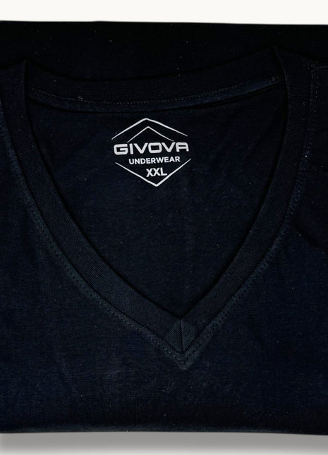 Givova Homewear  Maglia Uomo Collo Punta Mezza Manica In Jersey 100% Cotone  Art. Gt1201w
