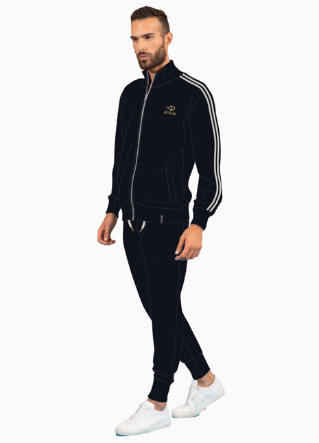 Irge - Tuta Uomo Zip Lunga French Terry   Gcm90