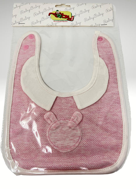 Roby - Bavetta Colletto In Cotone 100% Chiusura Con Bottone Colore Melange Femminuccia Art. B211