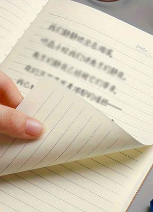 Set di 12 quaderni con copertina in carta kraft - Set di quaderni assortiti in formato A4, A5, B5 per studenti, con pagine a righe, forniture scolastiche, cancelleria da ufficio, blocchi per appunti dal design semplice