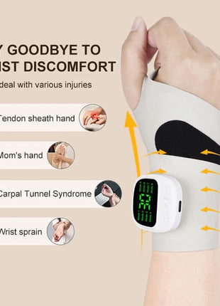 8 massage modes illustrated on user manual