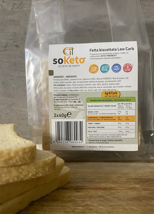 Fette Biscottate Keto Low Carb 0% di zuccheri