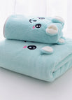 Bear Head Lake Blue / 140X70 Single Bath Towel