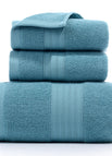 Fishbone Green / 1 Bath Towel And 2 Towels