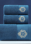 Flat Frame Blue / 1 Bath Towel And 2 Towels