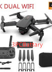 Black 4K DUAL3Pcs battery