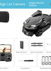 V88 Black 4K Single Camera / Three Batteries