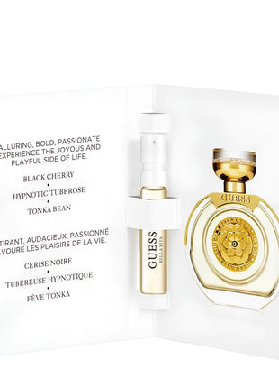 GUESS Bella Vita Eau de Parfum Trial Perfume Spray For Women Fruity Floral Scent With Notes of Cherry & Tonka Vial Sample Size 0.05 Fl. Oz. / 1.5 mL Includes Discount on Full Size Purchase - riparo82