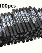 100 pezzi di pennarelli impermeabili, 2 mm, adatti per carta, metallo, vetro, ecc., ritorno a scuola, forniture per lo studio, colori scolastici, pennarelli, cancelleria, penne per scrivere, pennarelli colorati.