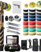 Mini lucidatrice per auto senza fili Dettagli Wireless Scratch Killer Lucidatrice per auto Kit di cuscinetti da 1/1,5/3 pollici per ceratura automatica