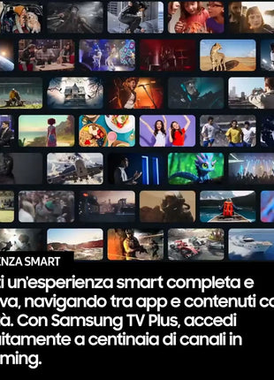 SAMSUNG Smart TV 55 ''UE55U7000FUXZT Crystal UHD 4K, Crystal 4K Processor, HDR, Smart Experience, OTS Lite & Adaptive Sound, Metal Stream Design, 2025 [Energy Efficiency Class G] - Riparo82