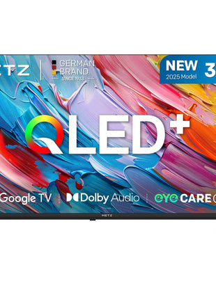 Metz Mqf7000Z Smart Hd Qled Google Tv |   Eyecare 3.0, Hdr10, Dolby Audio, Bluetooth Remote, Borderless Frame, Black - Riparo82