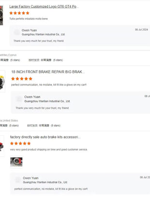 360x32 Disco freno in ceramica al carbonio Rotore Rivestimento in carburo di silicio Kit Big Break per BMW Serie 3 352 Li XDrive M G28 2019+ CCB