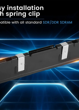 A20Z 8Pcs Aluminum PC Memory Heatsink Shim Spreader Cooler Cooling for DDR RAM Memory Desktop Memory Radiator DDR2 DDR3 DDR4 - Riparo82