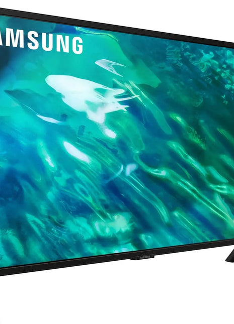 Samsung TV QE32Q50AEUXZT QLED Full HD, Smart TV 32 "Quantum HDR, 100% Color Volume, OTS Lite, Slim Design, Integrated with Bixby and Alexa Compatible with Google Assistant, black 2023 [Energy Efficiency Class F] - Riparo82