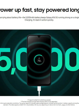 Samsung Galaxy A16 4G Smartphone Android 4GB 128GB MTK 6.7 "90Hz Display Super AMOLED Fotocamera 50MP Batteria 5000 mAh NFC - riparo82