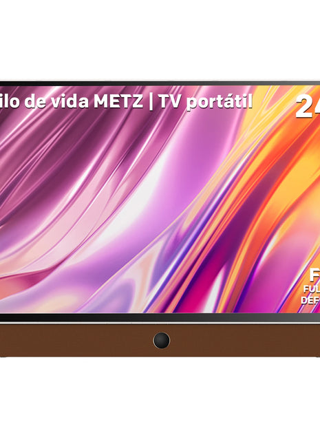 Metz 24Mpe7000Z.H 24" Portable Full Hd Google Tv |   Integrated Battery (4H), External Display, 8W Front Speaker, Solar Charging - Riparo82