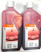 STIHL oil for 2T engines. Pack of 2 liters. Stihl HP mineral oil is for 2-stroke engines that allows to be mixed with all fuels and used in tools of this brand: chainsaws,