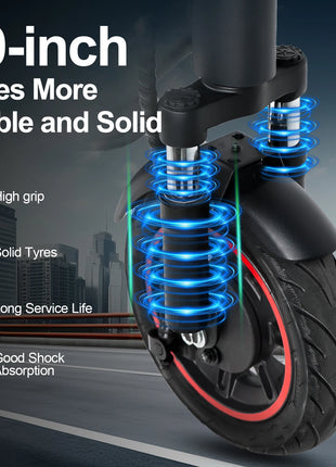 EU Warehouse Two-wheel Brushless Electric Scooter with Full Suspension Waterproof 500W 48V 15.6AH Battery for Adults - riparo82