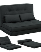 Divano COMHOMA Divano Letto Piccolo 2 posti Mini Divano Letto Schienale Regolabile in 6 Livelli, Soggiorno, Camera da Letto e Campeggio