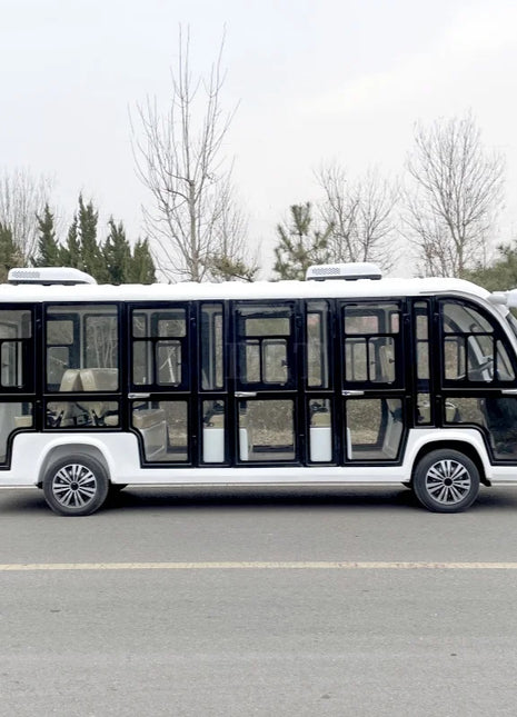 Factory Wholesale High Performance Electric City Bus Low Energy Consumption Outdoor Spacious 14 Seat Electric Sightseeing Bus - Riparo82