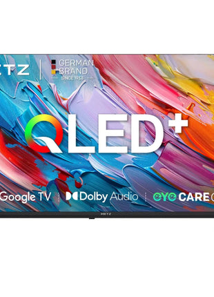 Metz Mqf7000Z Smart Hd Qled Google Tv |   Eyecare 3.0, Hdr10, Dolby Audio, Bluetooth Remote, Borderless Frame, Black - Riparo82