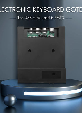 AA91 SFR1M44-U100K Black 3.5 inch 1.44MB USB SSD FLOPPY DRIVE EMULATOR for YAMAHA KORG ROLAND Electronic Keyboard GOTEK - Riparo82