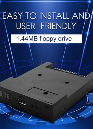 AA91 SFR1M44-U100K Black 3.5 inch 1.44MB USB SSD FLOPPY DRIVE EMULATOR for YAMAHA KORG ROLAND Electronic Keyboard GOTEK - Riparo82