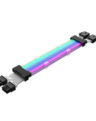ARGB PSU Power Supply Extension Cable RGB Flow ATX 24Pin PCIE GPU 8-Pin 6+2Pin Cord Motherboard RGB Extension Cable for Computer - Riparo82
