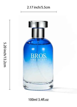 100ml 3.4fl.oz Charm Night Perfume for Men, Woody Aromatic Notes, Musk, Birch, Violet, Confidence Fragrance, Men's Eau de Parfum