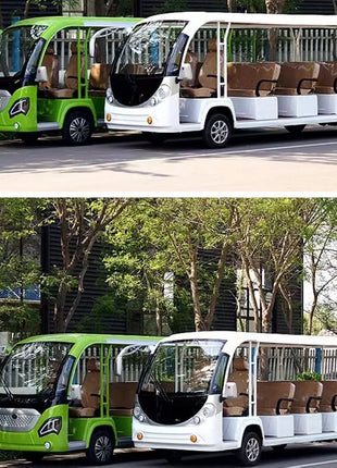 Factory Wholesale High Performance Electric City Bus Low Energy Consumption Outdoor Spacious 14 Seat Electric Sightseeing Bus - Riparo82