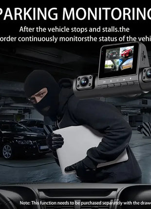 Car Dash Cam 4 Channel Black Box Driving Camera FHD 1080P Front and 720P Left Right Rear Night Vision Loop Recording 24H Parking - Riparo82