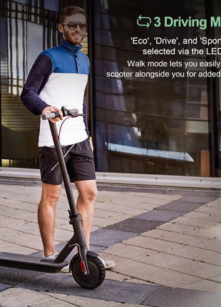 EU Warehouse Two-wheel Brushless Electric Scooter with Full Suspension Waterproof 500W 48V 15.6AH Battery for Adults - riparo82