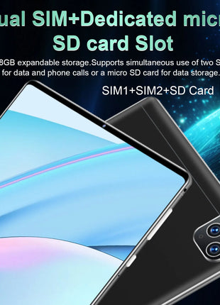 2025 5G Tablet Android 13.0 Brand New 10.36 inch 16GB RAM 1TB ROM Tablet 16MP 32MP 12000mAh 10Core WIFI Bluetooth Network Tablet
