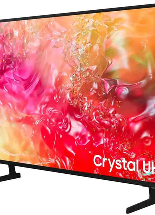 Samsung Smart TV 43 "UE43DU7170UXZT, Crystal 4K UHD, 4K Upscaling, Slim Look, DVBT-2, Q-Symphony & OTS Lite, Integrated with Bixby, comp with Alexa and Google Assistant, black 2024 [Energy efficiency class G] - Riparo82