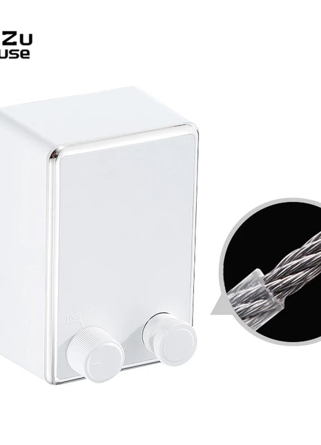 Anti-rust stainless steel cable close-up